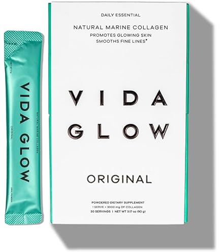 Amazon.com: Vida Glow Collagen Liquid Advance – Marine Collagen
